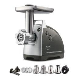 Masina de Tocat Tefal HV8 Plus 9in1 NE688837 Capacitate Procesare 4.5Kg/Min Functie Reverse 3 Site Inox 22000W Gri