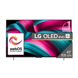 Televizor Smart LG OLED evo AI C5 42C52LA 42Inch / 105CM 4K Ultra HD 100Hz Clasa G Negru