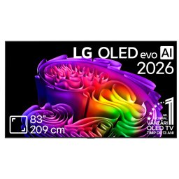 Televizor Smart LG OLED Evo AI G6 83G62LW 83Inch / 209CM 4K Ultra HD 165Hz Clasa D Model 2026 Gri/Negru