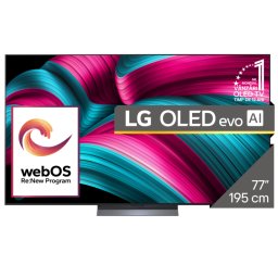 Televizor Smart LG OLED evo AI C5 77C52LA 77Inch / 195CM 4K Ultra HD 100Hz Clasa F Negru/Gri