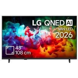 Televizor Smart LG QNED70 AI Mini LED 43QNED70B3C 43Inch / 108CM 4K Utra HD Clasa F Model 2026 Negru