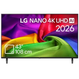 Televizor LED Smart LG NANO 4K UHD AI NU80 43NU800B3LC 43Inch / 108CM Clasa F Model 2026