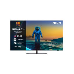 Televizor OLED Smart Philips Ambilight 55OLED820/12 55Inch / 139CM 4K Ultra HD Google TV 100Hz Clasa G