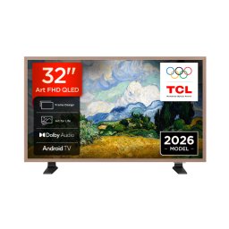Televizor Smart TCL QLED Art 32A400 Pro NXTVISION 32Inch / 80CM Android TV Full HD Clasa E Model 2026