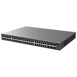 Switch de Retea Administrat Grandstream GWN7806PL Pro Layer 2++ 48 Porturi 6x SFP+ PoE+ Gri