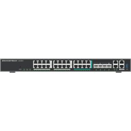 Switch Grandstream GCC6021 All-in-One VPN Ruter NGFW IP PBX 24 Porturi PoE Negru