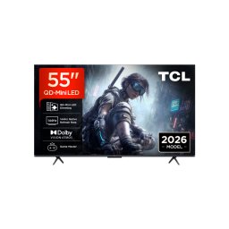 Televizor Smart TCL QD-MiniLED 55T8D 55Inch / 139CM 4K Ultra HD Google TV 144Hz Negru