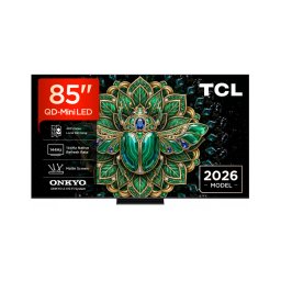 Televizor Smart TCL QD-MiniLED 85MQLED75L 85Inch / 214CM 4K Ultra HD Google TV Sistem Audio Onkyo Hi-Fi Integrat Negru