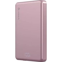 Baterie Externa ADAM elements Vionta L10 Ultra Slim Magnetic Wireless Charging 10000mAh Roz