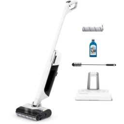 Aspirator Vertical Rowenta X-Clean 12 GZ7267E0 fara Fir cu Spalare 550rpm 65min Autonomie Alb