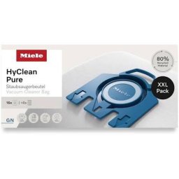 Saci de Aspirator Miele XXL HyClean 3D Efficiency GN Pachet 16 Bucati 4 Filtre Motor 4 Filtre Evacuare Alb