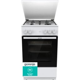 Aragaz pe Gaz Gorenje GG5A14WJ 4 Arzatoare Cuptor 70L Aprindere Electrica Latime 50CM Alb