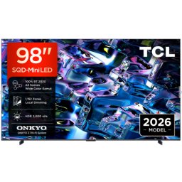 Televizor TCL SQD-MiniLED Smart TV 98MSQLED80 248cm 98inch Ultra HD 4K Black