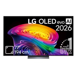 Televizor Smart LG OLED Evo AI C6 OLED77C62LA 77Inch / 194CM 4K Ultra HD Wi-Fi Clasa E Model 2026