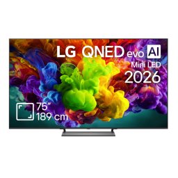 Televizor Smart LG QNED93 Evo AI Mini LED 75QNED93B6A 75Inch / 189CM 4K Ultra HD 120Hz Clasa G Model 2026)