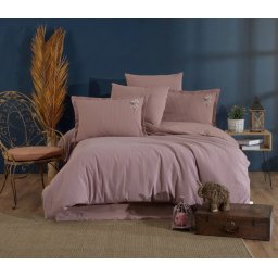 Lenjerie de Pat Clasy Eveya V3, 100% Bumbac Ranforce Boutique, 4 Piese