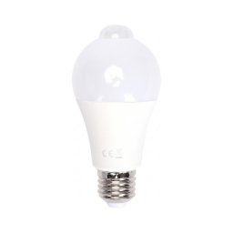 Bec LED cu senzor de mișcare și senzor de crepuscul A60 E27/15W/230V 6500K - Aigostar