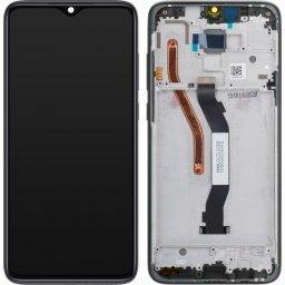 Display cu Touchscreen Xiaomi Redmi Note 8 Pro, cu Rama, Negru, Service Pack 56000500G700