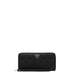 GUESS Portofel Blake Slg Large Zip Around SWPD2222146 blo black logo