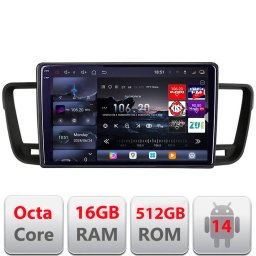 Navigatie Peugeot 508 2010-2018 Edotec QLED 2K Android 16+512GB