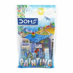 Kit pictura DOMS, set complet de desen si colorat, 12 nuante