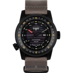 Traser Traser H3 111400 Mens Watch P68 Pathfinder Solar 46mm 10ATM 111400
