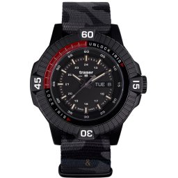 Traser Traser H3 111460 Mens Watch P99 Iris Tactical Limited Edition 46mm 10ATM 111460