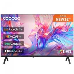 Televizor QLED Smart Coocaa 32CGQH40Z, 80 cm, HD Ready, Negru