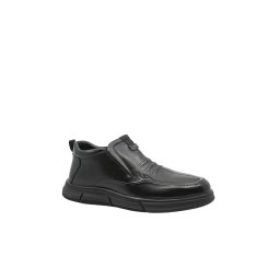 Ghete casual pentru bărbați Otter, negre, din piele naturală, cu design ergonomic OTR6105N-40 EU