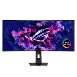 Monitor LED ROG Strix OLED XG34WCDMS, 34", QD-OLED, 3440x1440, HDMI, DisplayPort, USB-C PD 15W, FreeSync Premium Pro & G-SYNC, Curbat 1800R, 21:9, 280Hz, 0.03ms, Negru 90LM0D20-B01971