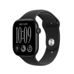 Smartwatch Watch Series 12 GPS+Cellular 46 mm Black Aluminium Case with Black Sport Band - M/L
