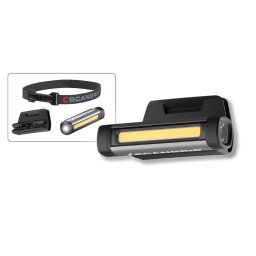 Lanternă LED Scangrip FLEX WEAR KIT – bandă frontală, suport șapcă, IP20