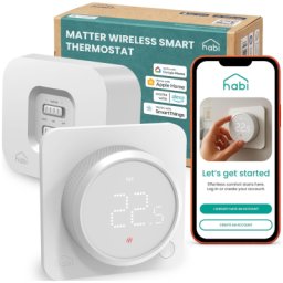 Termostat ambient fara fir Salus Habi Matter IT850, control internet, programabil. 5 ani garantie