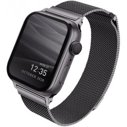 Curea UNIQ Dante pentru Apple Watch 45mm / 44mm / 42mm Series, Gri
