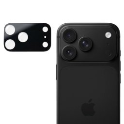 Folie de protectie Camera Spate Techsuit pentru Apple iPhone 18 Pro, Sticla Securizata, Neagra