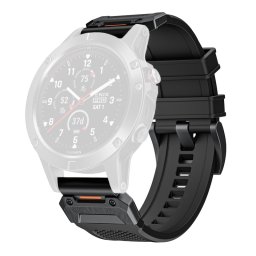 Curea Techsuit W068 pentru Garmin Watch Fenix Series, 26mm, Neagra