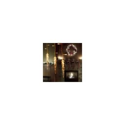 Perdea LED de Crăciun pentru exterior, 180 LED, 3,5 x 0,7 m, IP44, alb cald
