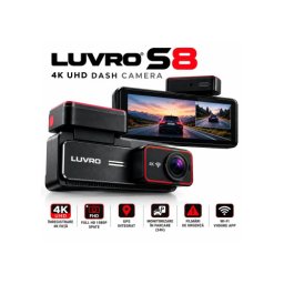 Camera auto DVR LUVRO S8 4K fata si Full HD spate cu GPS, Wi-Fi si ecran