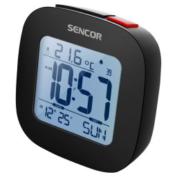 Termometru cu ceas desteptator Sencor SDC 1200 B Black