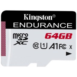 Card Kingston microSDXC High Endurance 64GB Clasa 10 UHS-I