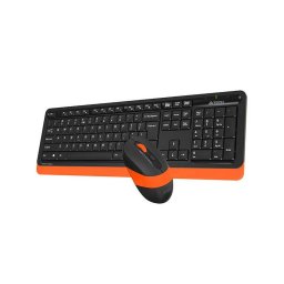 Kit tastatura si mouse A4Tech FG1010 Black Orange
