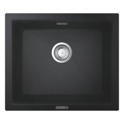Chiuveta bucatarie Grohe K700 Undermount 53.3x45.7cm Granite Black