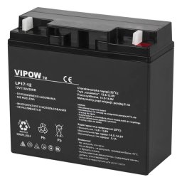 Acumulator Gel Plumb Vipow 17AH 12V Negru