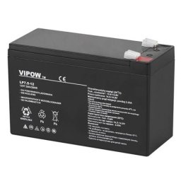 ACUMULATOR GEL PLUMB 12V Vipow 7.5AH