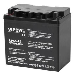 ACUMULATOR GEL PLUMB 12V Vipow 55AH
