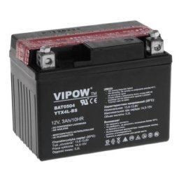 Acumulator Motociclete Vipow 3AH 12V Negru