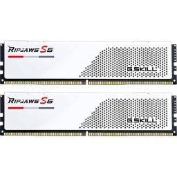 Memorie G.SKILL Ripjaws S5 White 32GB (2x16GB) DDR5 6000MHz CL32 Dual Channel Kit