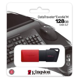 Memorie USB Kingston 128GB DTXM 3.2 Rosu-Negru