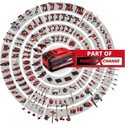Masina de gaurit Einhell cordless drill/driver set TE-CD 18/45 3X-Li +22, 18Volt (red/black, Li-ion battery 2.0Ah, 22-piece accessories)