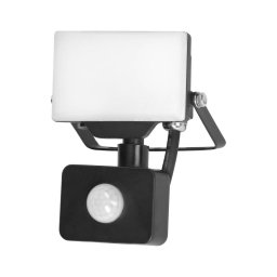 Proiector LED SMD ADVITI Porto S AD-NL-6462BLR4 cu Senzor de Miscare 10W 800LM IP44 4000K Aluminiu Negru/Alb